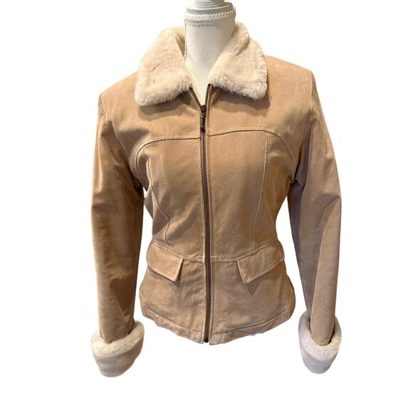 Wilsons Leather Jackets & Blazers - Y2K Wilson's Leather Tan leather bomber jacket  XS/S